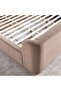 Elya King Bed 180x200 - Light Brown - 5