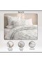 Reflection Home Oasis Palm Printed 3-piece King Comforter Set 240x260cm -sage - 7
