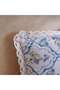 Fern Printed Water Repellant Outdoor Filled Cushion 45x45cm - Blue - 2