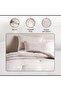 Edith 3-piece King Comforter Set 240x260cm - Silver Grey - 4