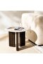 Tinos End Table Marble - Beige Brown