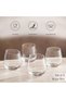 Eddi Slope Rim 4-piece Tumbler Glass Set 390ml -clear - 4