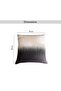 Navaho Ombre Down Alternative Filled Cushion 50x50cm - Black - 3