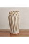 Talia Polyresin Decor Vase 19.5x19.5x32cm - Beige - 5