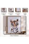 Tiger Cub Printed Canvas Wall Art 41x51cm - Brown - 4
