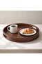 Kiara Acacia Serving Tray Dia45.7x5.1cm -walnut