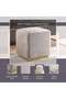 Baclone Dressing Stool Upholstered- Beige - 7