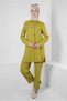 STONE DETAILED WAIST RUBBERED DOUBLE PANT SUIT 43909 - 2