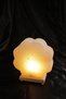 White Cloud Model Salt Lamp with Wooden Base Decorative Ambient Lamp - 2