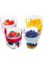 BPA Free Food Food Food & Breakfast with Fork & Spoon Lid Yogurt Muesli Salad Fruit Storage Container - 5
