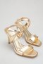 Gold Women's Heeled Shoes (9cm) Graduation, Engagement, Promise, Wedding Shoes Gold Heels - 4