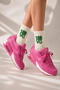 Original Good Vibes Series - Lucky Love Patterned Special Design 4 Season Cotton Socks That Bring Luck and Love - 7