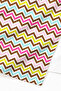 Zigzag Geometric Beach Towel - Colorful Chevron Marine Pool Sea Bath Quick Drying Beach Cover - 3