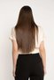 Solid Front Button Blouse with Short Sleeves - 3