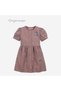 Girls Solid Button-Front Dress with Pockets