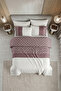Yelda 100% Cotton Single Elasticated Duvet Cover Set 160X220 cm - 4