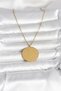 316L Steel Gold Color Ayetel Kursi and Allah Written Necklace - 3