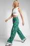Comfortable Fit High Waist Wide-Leg Viscose Mix Women's Trousers - 6