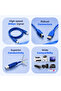 USB 3.0 SuperSpeed Printer Cable (CA001) – 3-Meter (10ft) Active Repeater Data Cord, 5Gbps High-Speed Transfer, Type-A to Type-B, Blue - 3