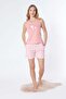 Women's Pajama Set with Shorts – 100% Cotton Fabric, Comfortable and Breathable Summer Loungewear 76-103 - 2
