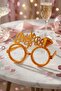 Rose Gold Bride to Be Party Glasses Bachelorette Plastic Party Photo Accessory - 4