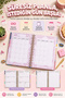 12-Month Non-Periodic Planner Agenda 17X24 cm |   Undated Monthly and Weekly Planning |   School Motivation Sheet with Habits and Goal Tracking |   4 Sheets of Stickers as a Gift |   Undated Planner Agenda - 204 Pages - 5