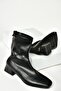 T642749009 Black Stretch Women's Boots - 5