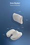 Visco Orthopedic Sitting and Lumbar Support Cushion Set, Back Pillow and Coccyx Cushion - 2