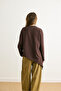 Asymmetrical T-Shirt Bitter Coffee - 8