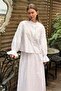 Duru Lace Shirt White - 5
