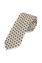 Ecru Patterned Silk Tie Set - 3