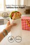 25Pcs White Greaseproof Paper Bags 15X32Cm (Poğaça, Simit, Börek, Sandwich Storage Paper, Bags)