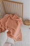 Salmon Edge-Stitched 4-Layer Muslin Baby & Kids Muslin Cover 100% Cotton 90X100Cm - 6