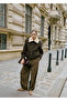 Wool Blend Detachable Collar Jacket - 2