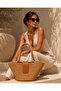 Women's Straw Beach Hand and Shoulder Bag - 4