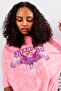 Freedom Rock Tour Printed Oversize Unisex Washable Pink Tshirt - 7