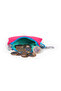 Kids Neon Coral Navy Blue Coin Purse 21707 - 3