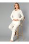 Long Sleeve Pajama Set Viscose Soft Fabric Women's Comfortable Home Wear 89-121 - 2