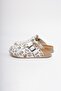 8149 Hospital Themed White Belted Comfort Slippers - 6