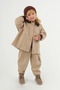 Velvet Collar Jacket Matte Mink