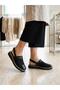 Black Lace Knitwear Knitted Detailed Sandals - 2