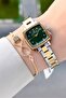 Dial Green Gold Silver Color Gift Boxed Women's Wristwatch