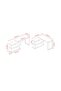 Foldable Study Table with Shelves, 2-Tier Study Desk with Bookshelf, Rotatable Office Corn - 8