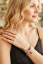 Silver Color Ballerina Figured Steel Bracelet - 2