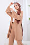Cardigan Pants Double Set - 27115 - 3