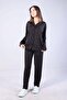 3306 Milan Soft Shirt Collar Long Sleeve Long Bottom Pajama Set - 5