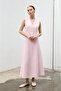 Pink Linen Siena Skirt Vest Set - 7