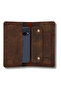Wallet Men's Genuine Leather Men's Card Holder Functional Long Wallet Phone Coin Purse - Tan Rover - 6
