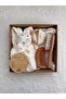 Welcome Baby Gift Set - Goat Hair Comb, Sleeping Companion, Scarf, Pacifier Strap & Teether - 3