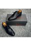 GENUINE LEATHER CLASSIC MEN'S BLACK CASUAL SHOES 30071300 - 6